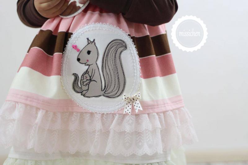 ♥1 Mtr. Spitze gerüscht - CREME - 8cm - doppelte Falten ♥