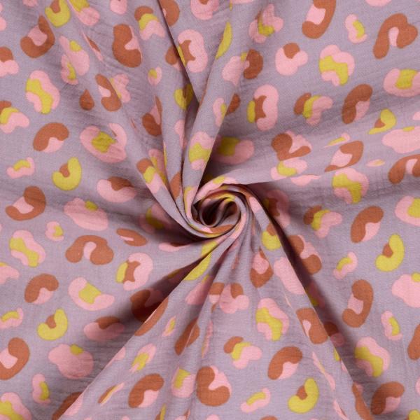 0,5 MTR. ♥ MuSSELIN LEO FLIEDER ♥