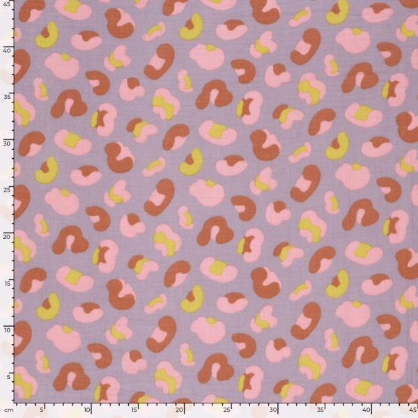 0,5 MTR. ♥ MuSSELIN LEO FLIEDER ♥