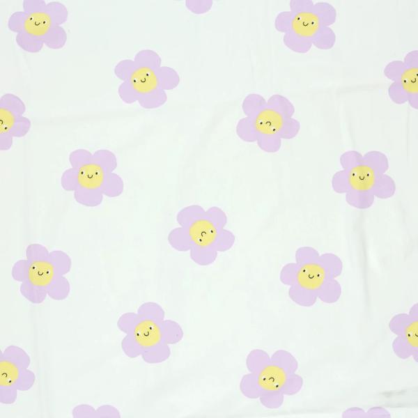 0,50 MTR. ♥ SMILING DAISIES JERSEY ♥