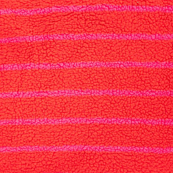0,5 MTR. ♥  TEDDY STREIFEN ROT/ROSA ♥