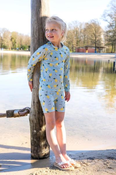 0,5 MTR. ♥ BADELYCRA ZITRONEN UV SCHUTZ 50+  ♥