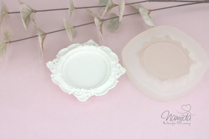 1 STÜCK ♥ GIESSFORM SILIKON SCHALE 11cm ♥