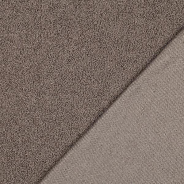 0,5 MTR. ♥ SUPER KUSCHLIGER TEDDY TAUPE ♥