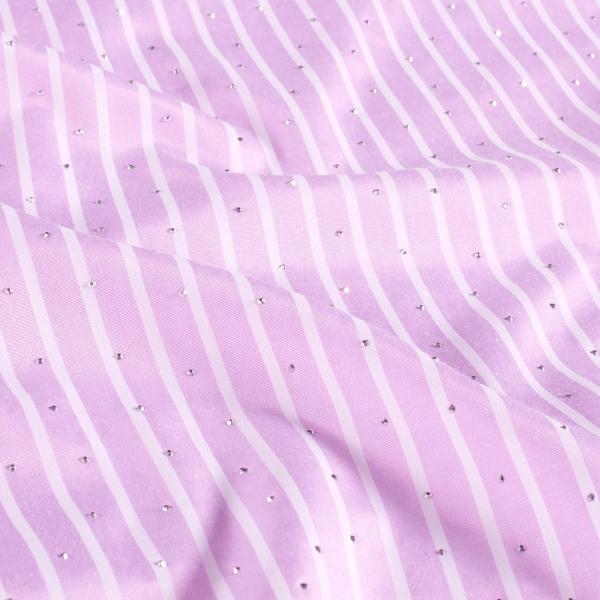 0,5 MTR. GLITZER STEINCHEN STREIFEN ROSA