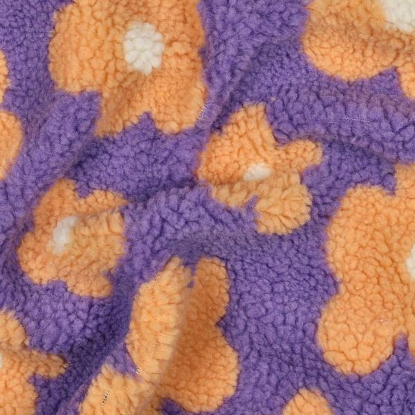 0,5 MTR. ♥ DAISIES FLOWER TEDDY FLIEDER APRICOT ♥