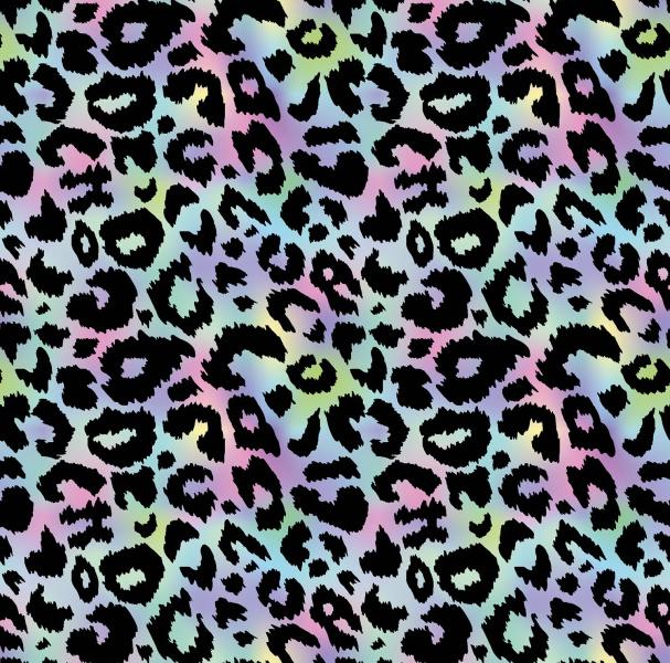 0,5 MTR. ♥ SOFTSHELL LEO MULTICOLOR RAINBOW ♥