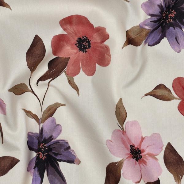 0,5 MTR.♥ VISKOSE FLORAL ROMANCE ♥