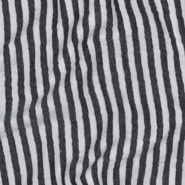 0,5 MTR. ♥ MUSSELIN STREIFEN - NAVY ♥