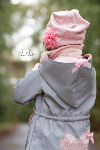 0,5 MTR. ♥ REFLEKTIERENDER SOFTSHELL GRAU ♥