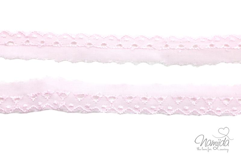 ♥1 Mtr. Wäschespitze -  ZACKENKANTE - 2,5cm - ROSE´♥
