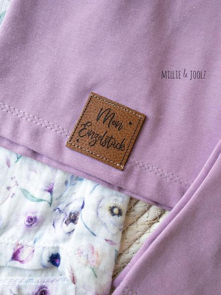 0,5 MTR. ♥  UNI BIO BAUMWOLLJERSEY LAVENDEL ♥