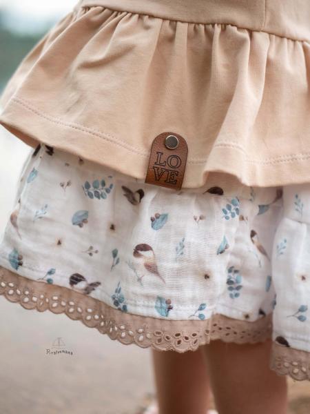 0,5 MTR. ♥  UNI BIO BAUMWOLLJERSEY IVORY ♥