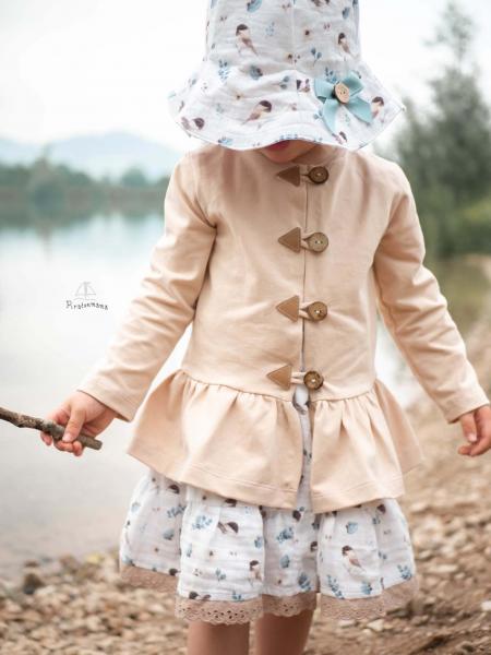 0,5 MTR. ♥  UNI BIO BAUMWOLLJERSEY IVORY ♥
