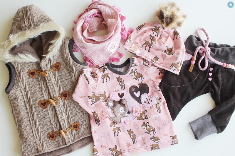 1 Stück ♥ HERZ Dufflecoat-Verschluss f. Kinder - HeLLBRauN - Band Hellbraun - Knebelknopf - zweiteilig ♥