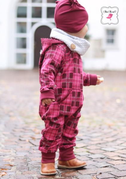 0,5 MTR. ♥ BIO SoMMER BAUMWOLL Sweat  BORDEAUX/FRENCH TERRY ♥