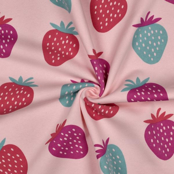 0,50 MTR. STRAWBERRY ROSE SOFT KUSCHEL SWEAT