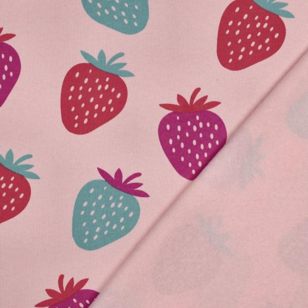 0,50 MTR. STRAWBERRY ROSE SOFT KUSCHEL SWEAT