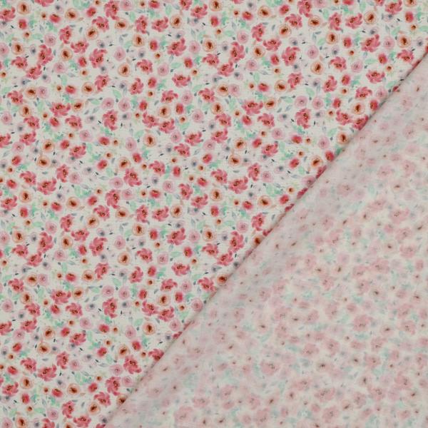 0,5 MTR.♥ VISKOSE LENI ROSENZAUBER ♥