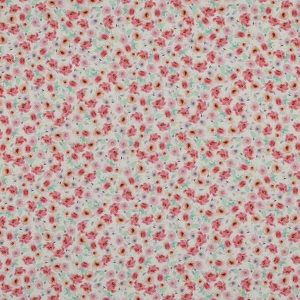 0,5 MTR.♥ VISKOSE LENI ROSENZAUBER ♥