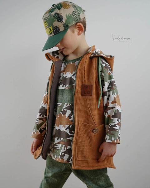 0,50 MTR. ♥ DINO JERSEY - WEISS ♥