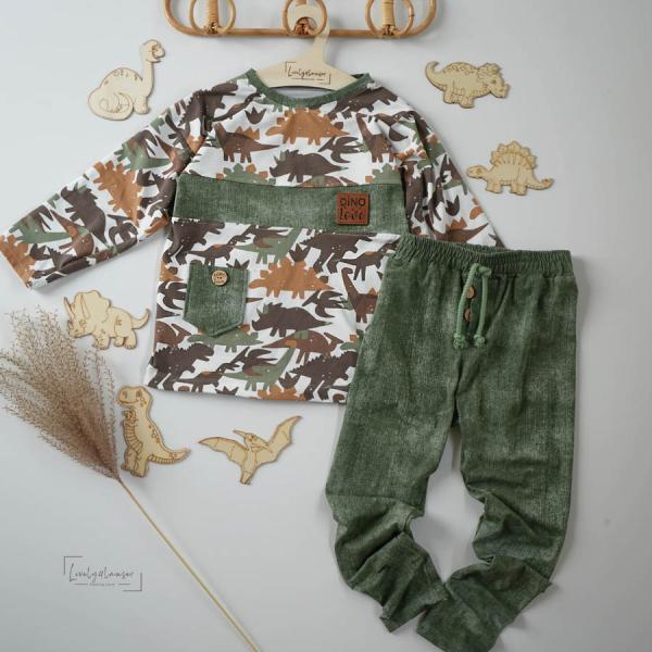 0,5 MTR. ♥ DENIM JEANS JERSEY - KHAKI ♥
