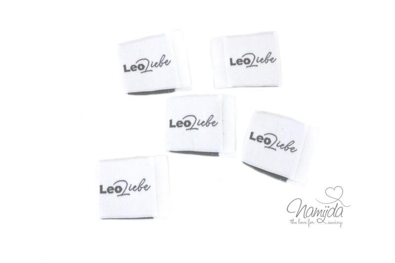 5 STCK. ♥ NAMIJDA EP WEBETIKETTEN - LEO LIEBE ♥