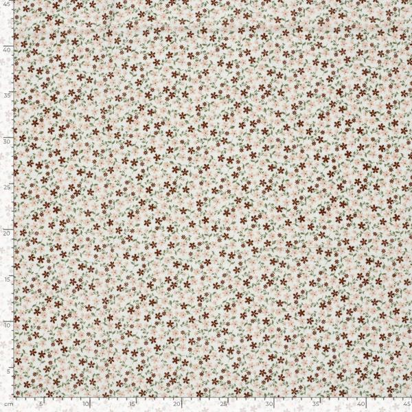 0,5 MTR. ♥ MuSSELIN ZARTE BLÜMCHENWIESE ♥