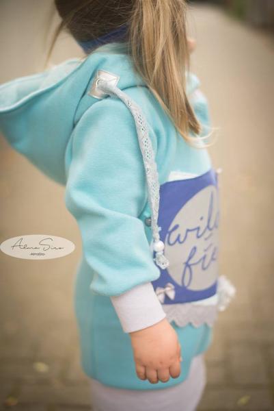 1 MTR. ♥ Elastische SPITZENBORTE - HeLLGRau - 3,5cm ♥