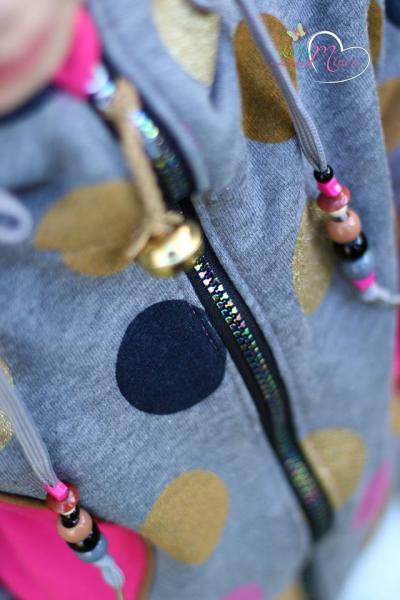 1 Stück Jacken Reißverschluss RAINBOW - 60cm - teilbar - schwarz