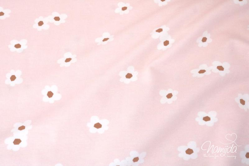 0,50 MTR. GÄNSEBLÜMCHEN JERSEY ROSE