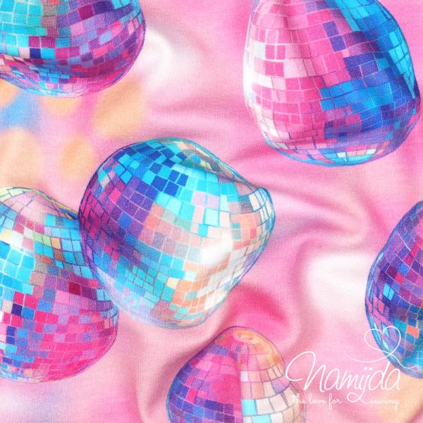 0,5 MTR.  DISCOKUGELN FRENCH TERRY