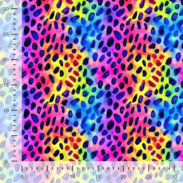 0,50 MTR. ♥ LEO RAINBOW COLOUR JERSEY ♥