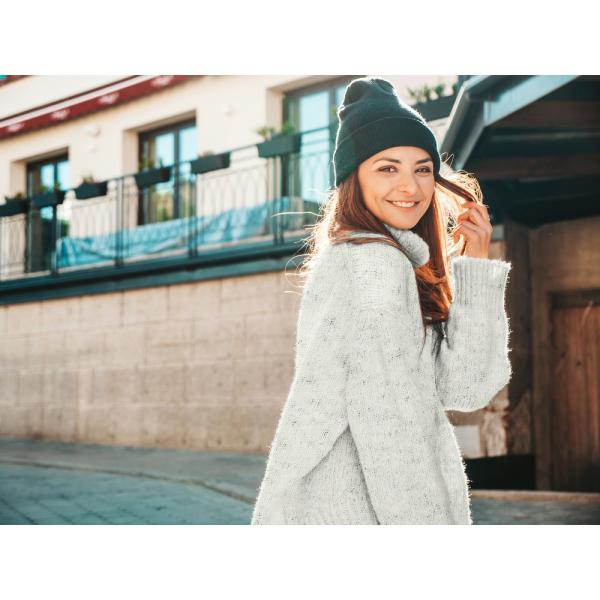0,5 MTR.  ♥ WEICHER FEINSTRICK NATURAL ♥