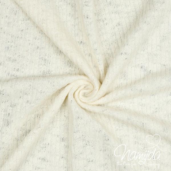 0,5 MTR.  ♥ WEICHER FEINSTRICK NATURAL ♥