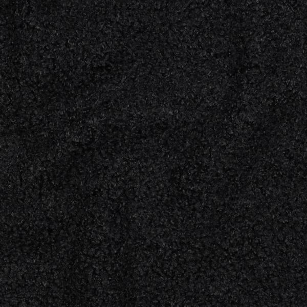 0,5 MTR. ♥ TEDDY  - FLEECE INNENSEITE  DOUBLEFACE SCHWARZ  ♥