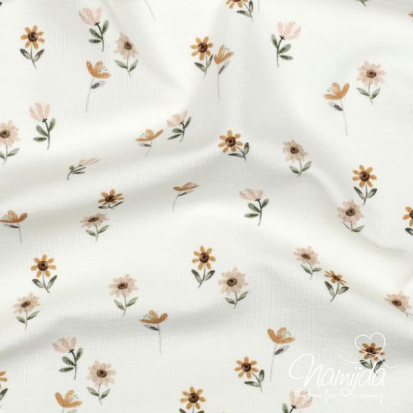 0,50 MTR. ♥ BLUMENWIESE JERSEY ♥