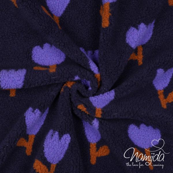0,5 MTR. ♥ TULIP TEDDY NAVY - TULPEN ♥