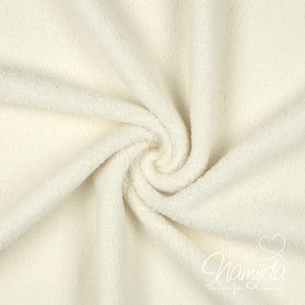 0,5 MTR. ♥ TEDDY BOUCLE FLEECE DOUBLEFACE NATUR ♥