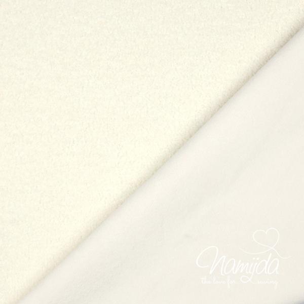 0,5 MTR. ♥ TEDDY BOUCLE FLEECE DOUBLEFACE NATUR ♥