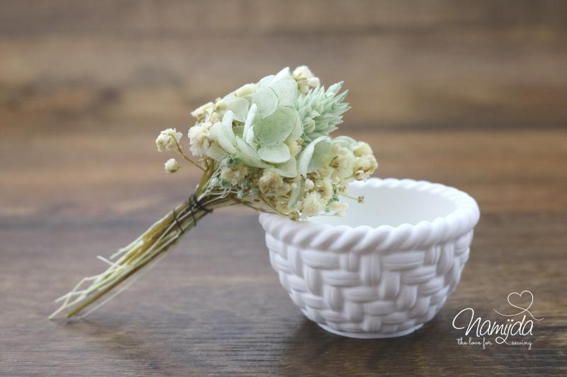 1 STÜCK - TROCKENBLUMEN STRÄUßCHEN MINT -