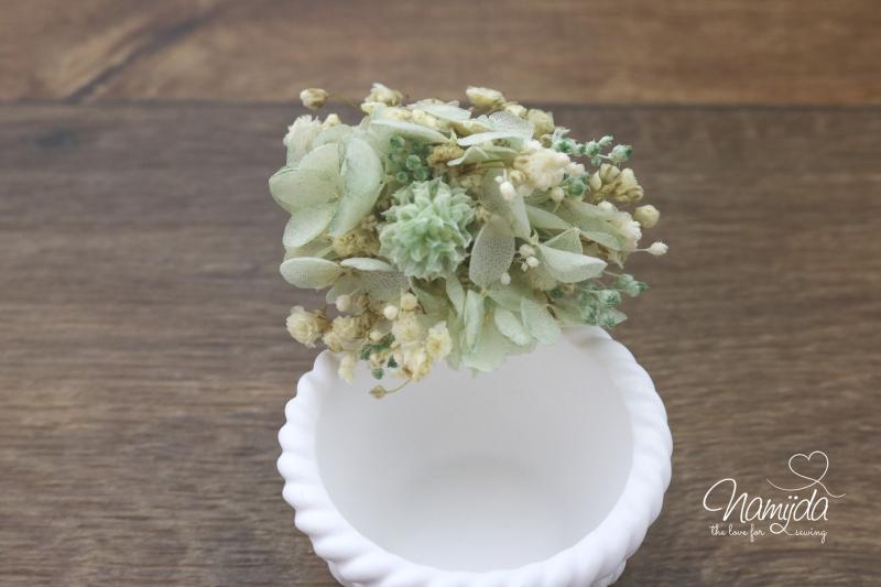 1 STÜCK - TROCKENBLUMEN STRÄUßCHEN MINT -