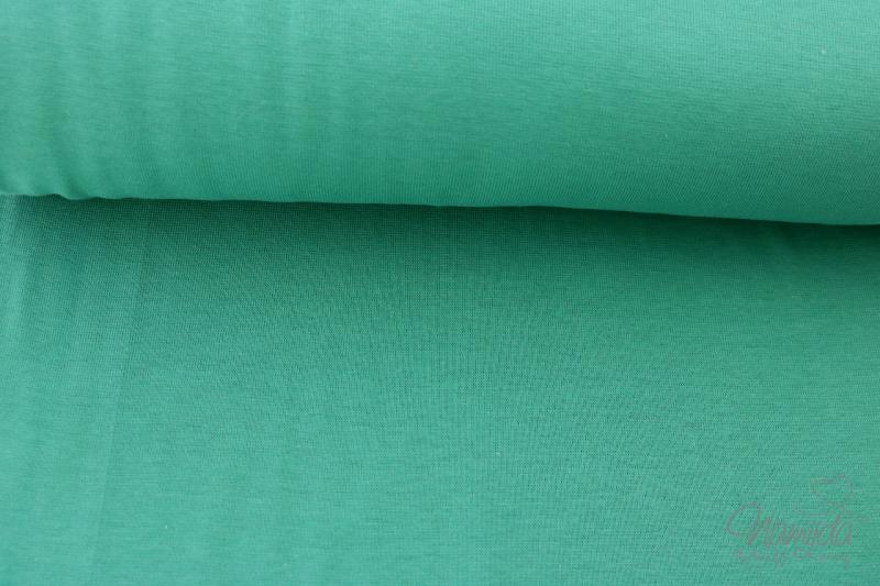 ♥0,5 Mtr. BIO Bündchen GLATT - DUSTY MINT - Schlauch ♥ -