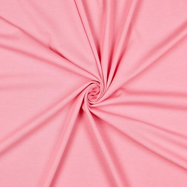 0,5 MTR. ♥  UNI BIO BAUMWOLLJERSEY ROSA ♥