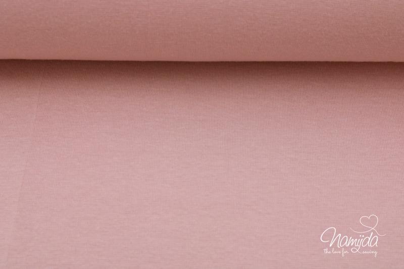 ♥0,5 Mtr. BIO Bündchen GLATT - ROSE - Schlauch ♥