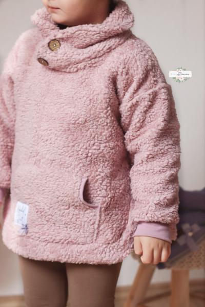 0,5 MTR. ♥ BAUMWOLL TEDDY / ZoTTEL RoSE