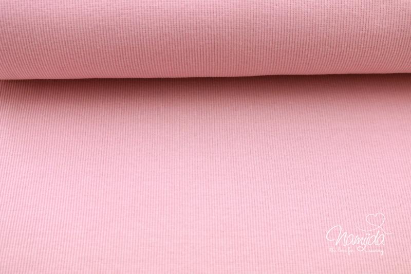 0,5 Mtr. ♥ FEINRIPP Bündchen - ROSE - Schlauch ♥
