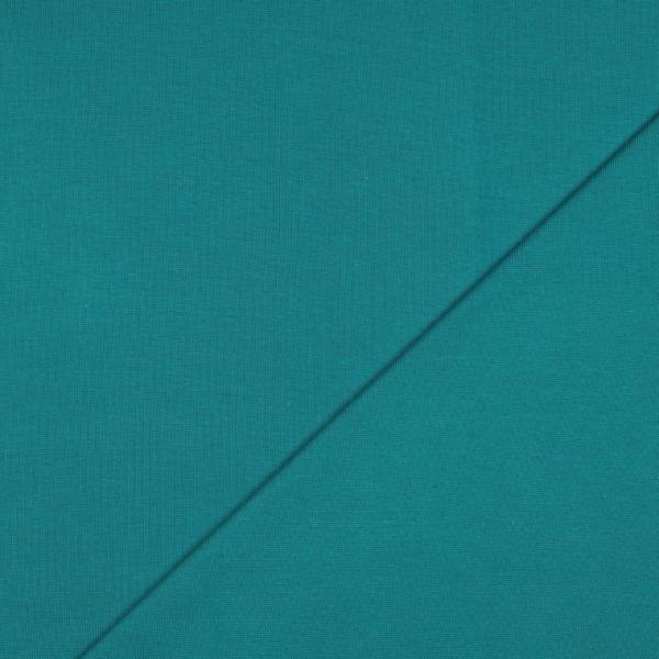 0,5 MTR. ♥  UNI BIO BAUMWOLLJERSEY PETROL ♥