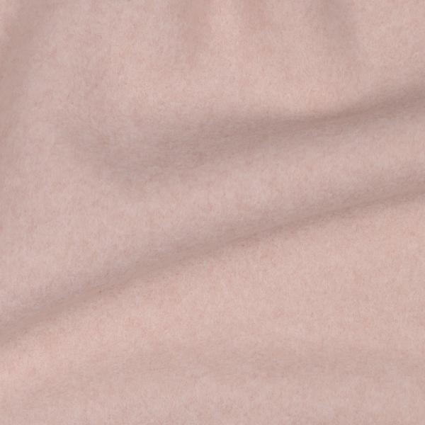 0,5 MTR. ♥ Doubelface Baumwollfleece ROSE MELANGE - 100% Baumwolle ♥