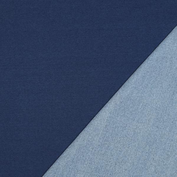 0,50 MTR. DENIM JEANS DUNKEL JEANS  - FRENCH TERRY